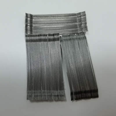 कंक्रीट सुदृढीकरण Frc Uhpc के लिए CE प्रमाणपत्र सरेस से जोड़ा हुआ अंत लहरदार स्टील फाइबर