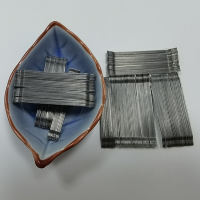 कंक्रीट सुदृढीकरण Frc Uhpc के लिए CE प्रमाणपत्र सरेस से जोड़ा हुआ अंत लहरदार स्टील फाइबर