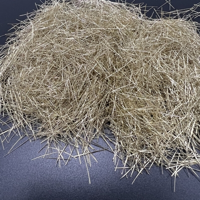 कंक्रीट और राजमार्ग सड़क निर्माण के लिए गोल्डन सॉलिड माइक्रो स्टील फाइबर