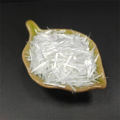 एंटी क्रैकिंग और सुदृढीकरण कंक्रीट के लिए 6 मिमी सफेद एचडी ग्लास फाइबर