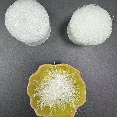 48 MM मजबूत एसिड क्षार प्रतिरोधी पॉलीप्रोपाइलीन पीपी मैक्रो फाइबर निर्माण के लिए सीमेंट